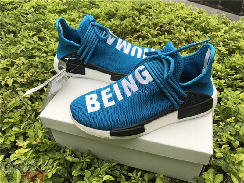 Original Pharrell x adidas NMD Human Race Blue BB0618